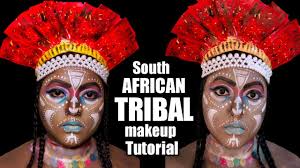 south african tribal makeup tutorial