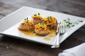 Pan Seared Scallops With Citrus Ginger Sauce