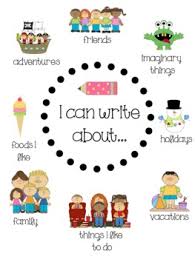 I Can Write About Anchor Chart First Grade Writing