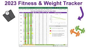 exercise weight tracker for year 2023