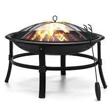 Check spelling or type a new query. Kingso 26 Fire Pit Outdoor Patio Steel Bbq Grill Bowl With Mesh Spark Screen C