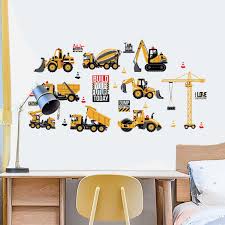 Showing results for digger bed. Cute Cartoon Kids Baby Room Wall Stickers Transport Cars Truck Digger Wall Decals Children Bedroom Decor Wall Sticker Home Decor Wall Stickers Aliexpress