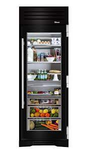 30 glass door refrigerator column