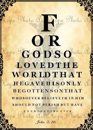 Printable John 3 16 For God So Loved Eye Chart Bible