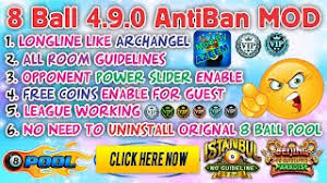 8 ball pool mod apk. 8 Ball 4 9 0 Antiban Mod 7 Features Included Get It Free By Following Video Rules