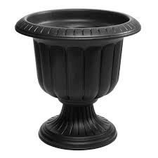 Classic Black Urn Planter 14