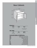 107 shenandoah cabinetry specification