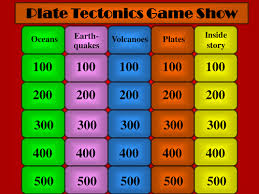 I tend to get in over my head with the menu. Tectonics Quiz Teaching Resources