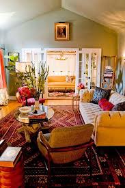 bohemian chic living room