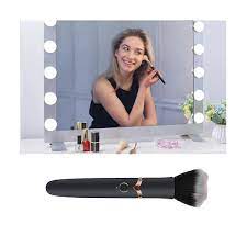 cosmetics makeup blending brush with 10