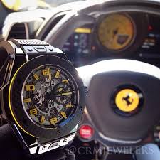 Ferrari watch men and women buy: Ferrari Watch Car Combo Ain T It Great See More Awesome Pics Like This By Following Us On Facebook At Https Www Face Ferrari Watch Hublot Hublot Watches