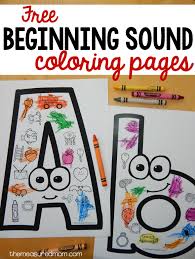 beginning sounds coloring pages the
