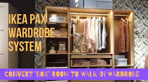 Prices are subject to change. Converting Box Room To Walk In Wardrobe Ikea Pax Wardrobe System Youtube