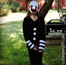 Full face mime masquerade alien mask cosplay space costume halloween horrific evil dead cosplay props alien masquerade diy masks. Diy Five Nights At Freddy S Puppet Marionette Costume Mayhem And Motherhood
