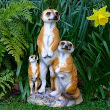 Meerkat Garden Animal Statues