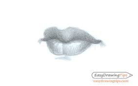 how to draw lips male female smiling
