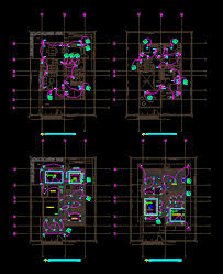 electrical plan dwg block for autocad