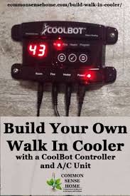 He only delivers a few times a week and needs a space to keep the. Build Your Own Walk In Cooler With A Coolbot Controller And A C Unit