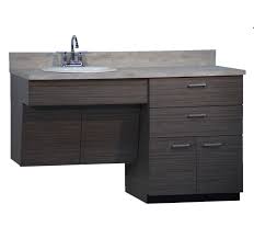 ada cabinet with oval sink and drawers
