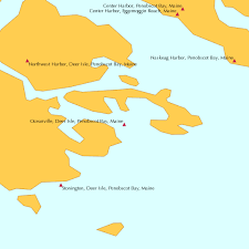 Oceanville Deer Isle Penobscot Bay Maine Tide Chart