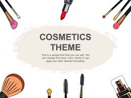 free cosmetics presentation theme for