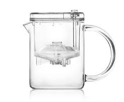 Small Glass Teapot With Infuser For