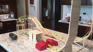 The Tallest Full Circuit Popsicle Stick Roller Coaster Ever