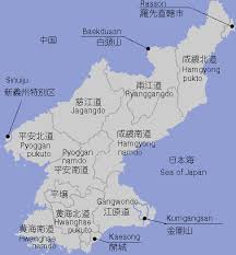 「北朝鮮の地図」の画像検索結果