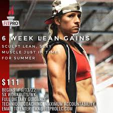 6 week lean gains fitpro llc