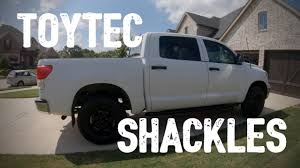 toytec shackle install on a second