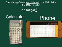 compound interest on a calculator you