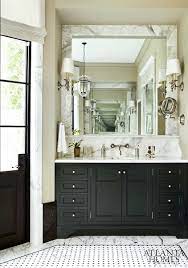 Black Bathroom Cabinets With White