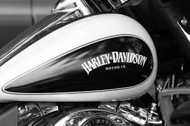 Harley Davidson Art Photo Print Black