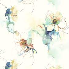 Watercolor Fl Wallpaper Lw50006