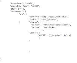 sync gateway config file sync gateway