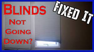 Window Blinds Not Going Down - YouTube