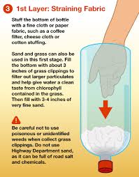 how to make an emergency water filter