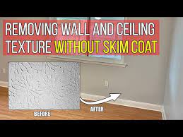 How To Remove Wall Ceiling Texture