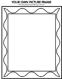Printable Picture Frames Templates Your Own Picture Frame