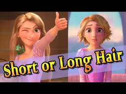 rapunzel short hair or long hair