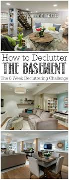how to clean and organize the basement