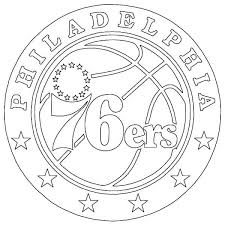 Philadelphia 76ers 24 count logo table tennis balls. Philadelphia 76ers Logo Coloring Page Free Coloring Pages