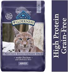 Blue Buffalo Wilderness High Protein Grain Free Natural Adult Dry Cat Food Chicken