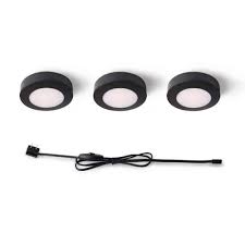 black puck light kit with cct changing