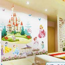 kids bedroom art wall stickers princess