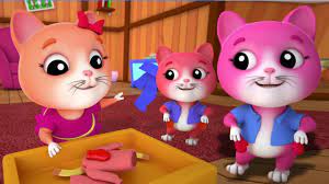 ba con mèo nhỏ | mèo con vần điệu cho trẻ em | bài hát cho trẻ em | ươm vần  | Three Little Kittens - YouTube