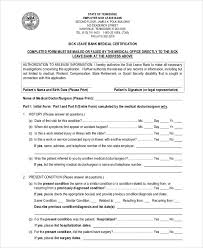 Sample Medical Certificate For Sick Leave 6 Examples In Word Pdf