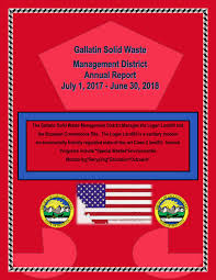 Gallatin Solid Waste Management District Annual Report July