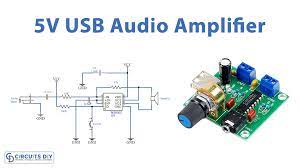 5v usb audio lifier circuit diagram
