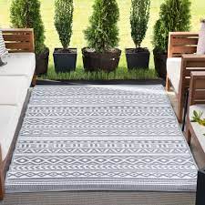 gray outdoor stripe coastal area rug